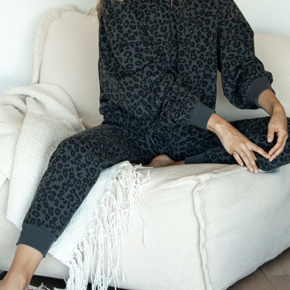 Leopard Print Lounge Set